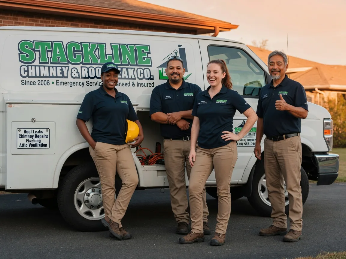 Chimney flashing repair company in Johnsonville, IL